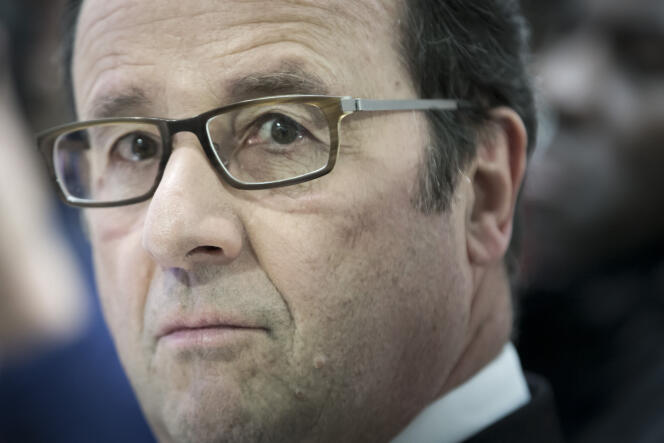 François Hollande le 18 mars à Crolles.