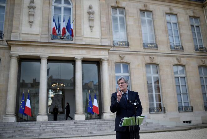 Stéphane Le Foll, le 24 février 2017, au palais de l’Elysée.