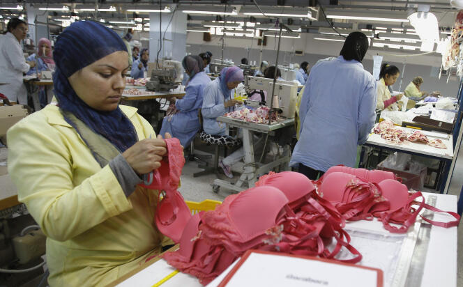 Une usine de textile à Sfax, en Tunisie : des emplois menacés par les importations turques dans le pays.