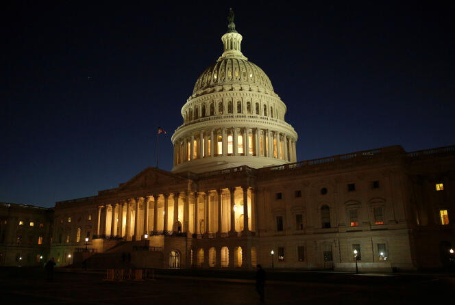 Le Capitole, siège du Congrès, à Washington, le 20 décembre 2016.
