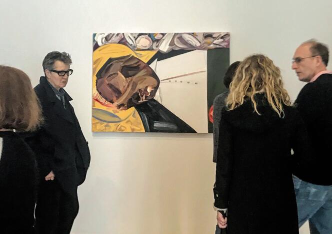 Le tableau de l’artiste Dana Schutz « Open Casket » représentant un adolescent noir tué par des suprématistes exposé à la Biennale du Whitney Museum.