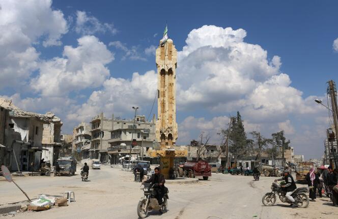 La Syrie a subi de nombreuses destructions, comme ici à Al-Bab.