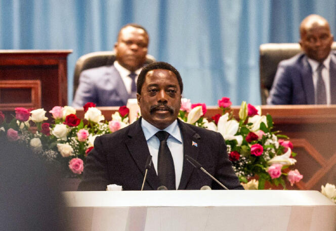 Le président de RDC Joseph Kabila, le 5 avril 2017.