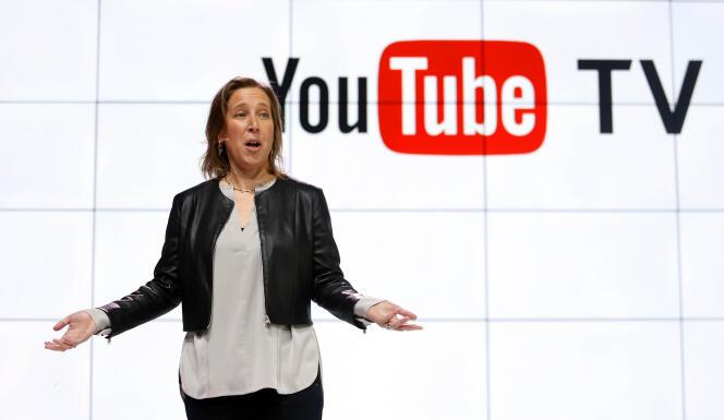 La présidente-directrice générale de YouTube, Susan Wojcicki, le 5 avril, à Los Angeles.