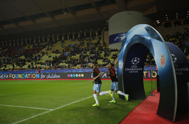Monaco a battu Manchester City (3-1) en Ligue des champions, au stade Louis-II, à Monaco, le 15 mars.