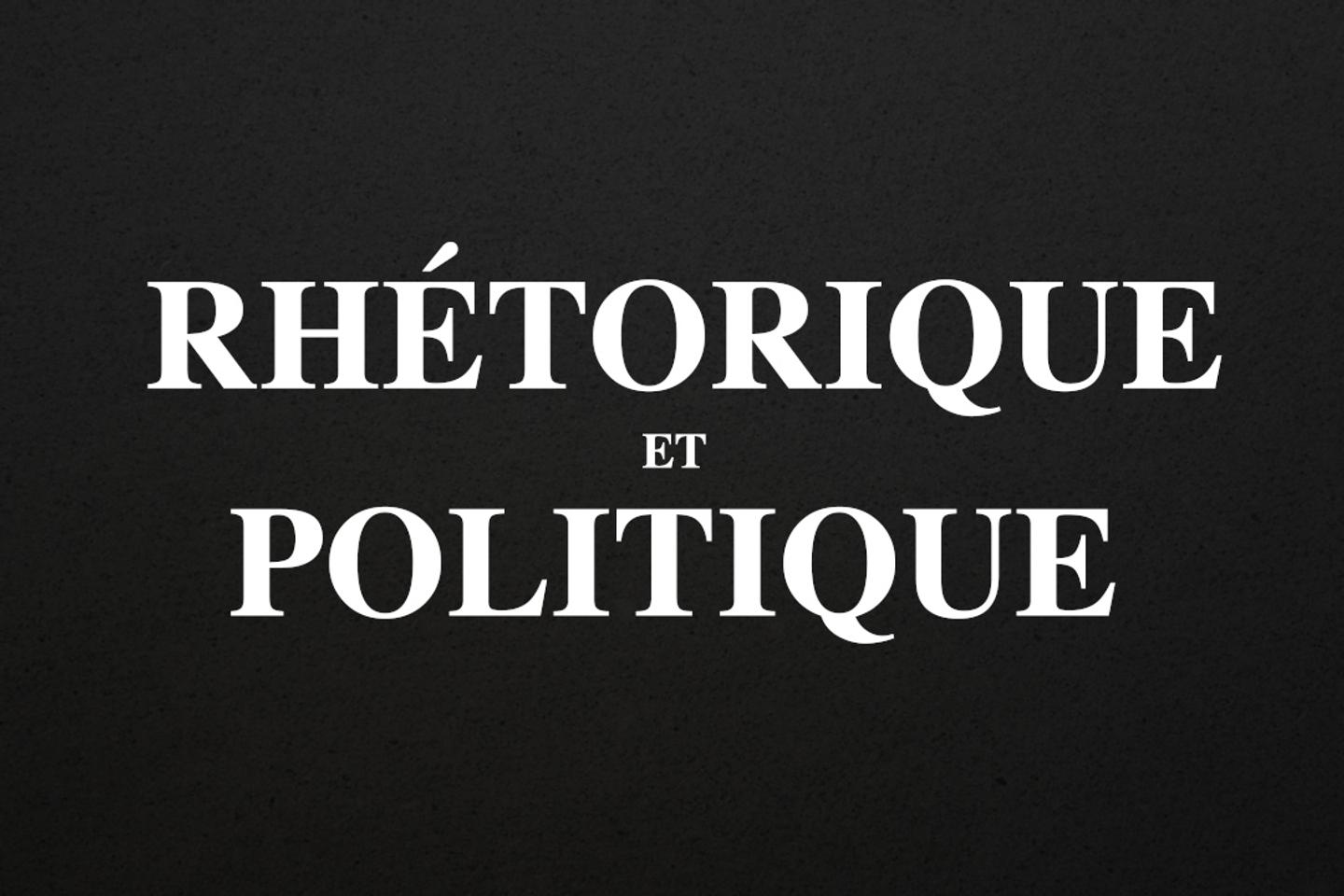 Réviser vos figures de rhétorique avec les politiques