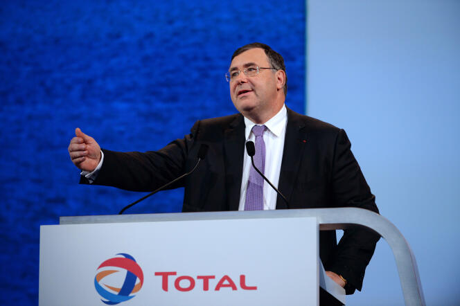 Le PDG de Total, Patrick Pouyanné, à Paris, en mai 2016.