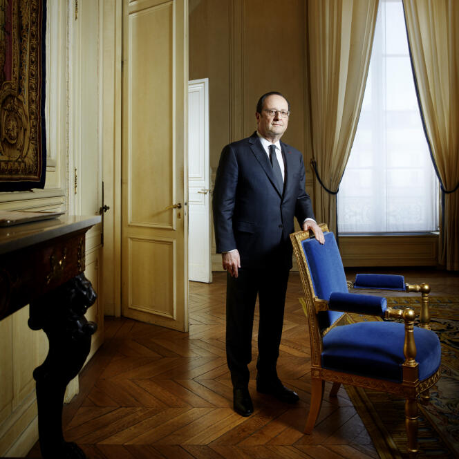 François Hollande, Président de la République Française de 2012 à 2017.