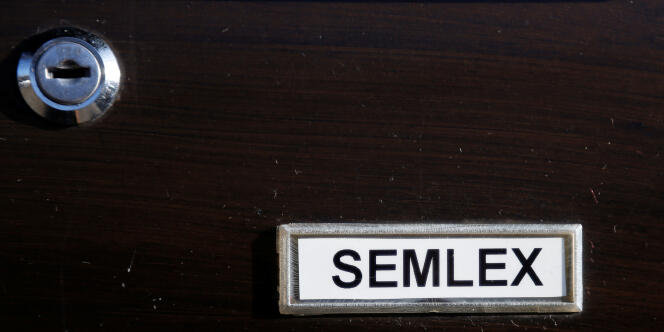 La boîte postale de la société Semlex, à Bruxelles.