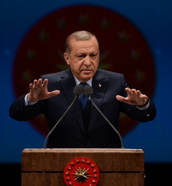 Le président turc, Recep Tayyip Erdogan, à Ankara le 5 avril.