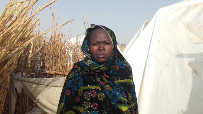 Fandaou Kossoram, 25 ans, en mars 2017, réfugiée à Boudouri, au Niger.