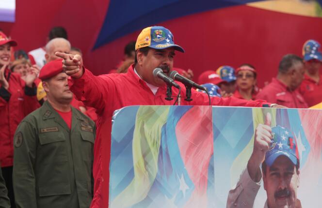 Le president Nicolas Maduro, à Caracas, le 19 avril.
