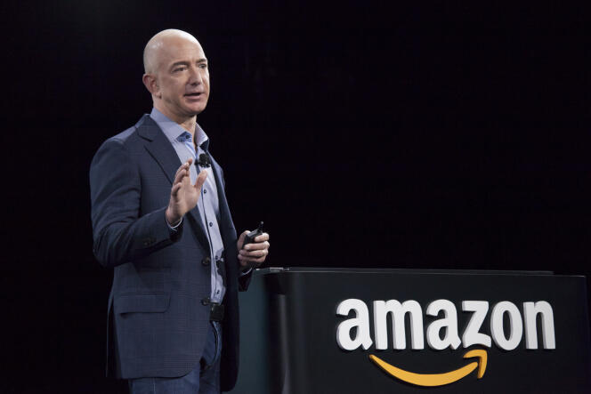 Jeff Bezos, le patron d’Amazon, en juin 2014 à Seattle (Washington).