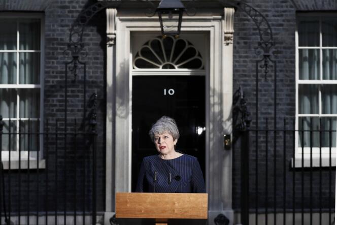 Theresa May, le 18 avril à Londres.