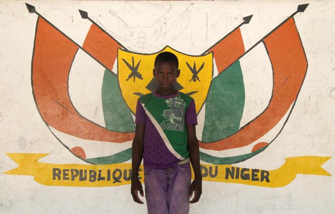 Devant les armes du Niger, à Diffa, en juin 2016.