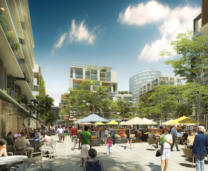 Le projet Destination Méridia, au cœur de Nice Méridia « prévoit 2 500 logements et environ 150 000 m2 de bureaux, centres de recherche et de formation, commerces et hôtels ».