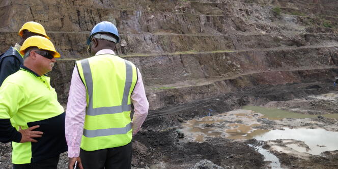 Philippe Izabelle et des experts miniers sud-africains de Scorpio Mining, mandatés par la Gécamines pour moderniser l’entreprise.