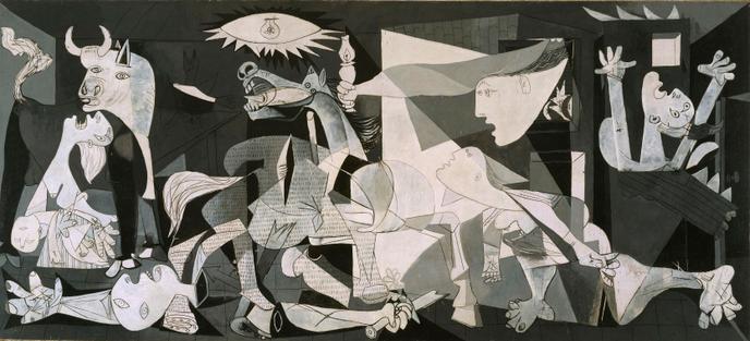 Résultat de recherche d'images pour "guernica picasso"