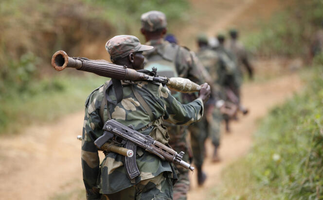Une patrouille des FARDC, l’armée congolaise.