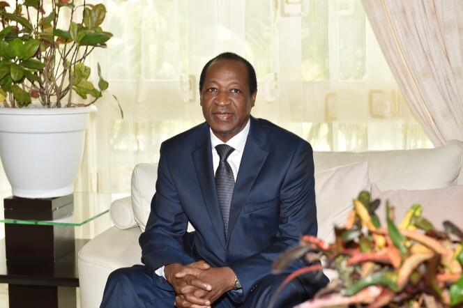 Blaise Compaoré, l’ancien président du Burkina Faso, en octobre 2016 en Côte d’Ivoire.