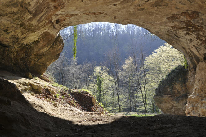 L’entrée de la grotte préhistorique Vindija Cave, en Croatie.