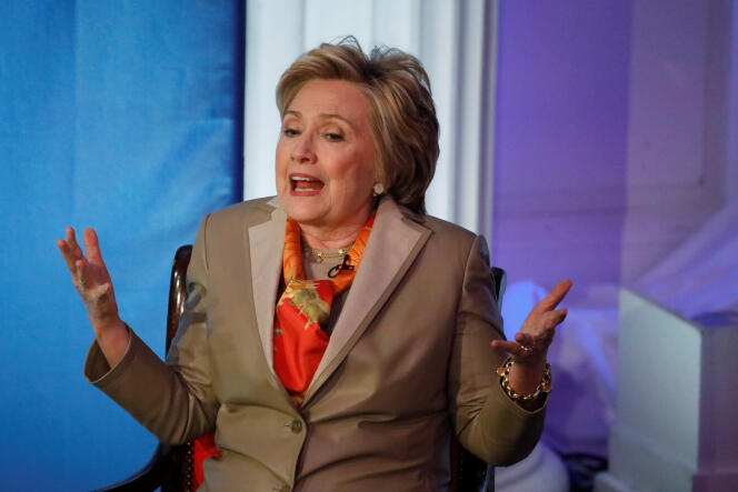 L’ancienne candidate démocrate à la présidentielle, Hillary Clinton, mardi 2 mai à New York.