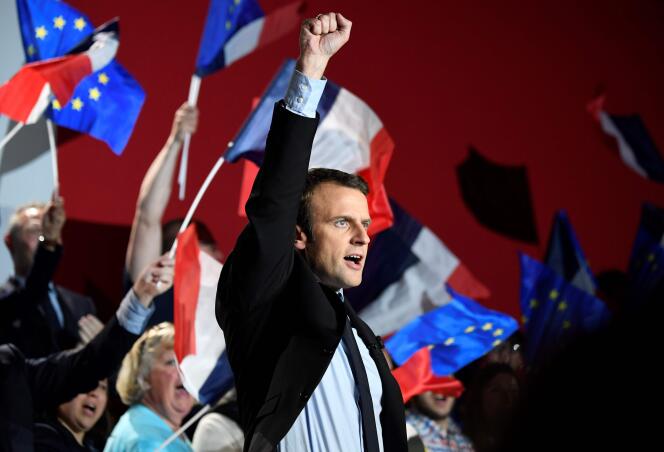 « L’exécutif français s’apprête à désigner une très large partie des membres de l’Assemblée législative » (Photo: Emmanuel Macron  le 26 avril à Arras).