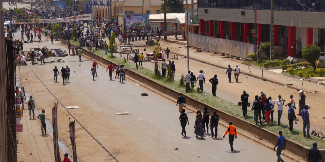 Manifestation antigouvernementale à Bamenda, au Cameroun, le 8 décembre  2016.