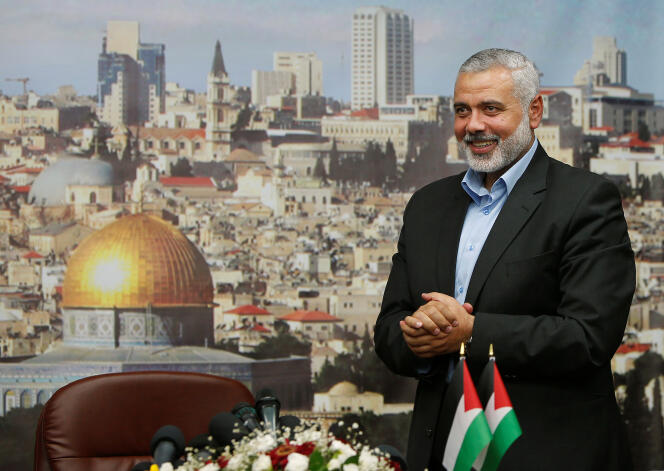 Ismaïl Haniyeh, à Gaza, le 2 juin 2014.