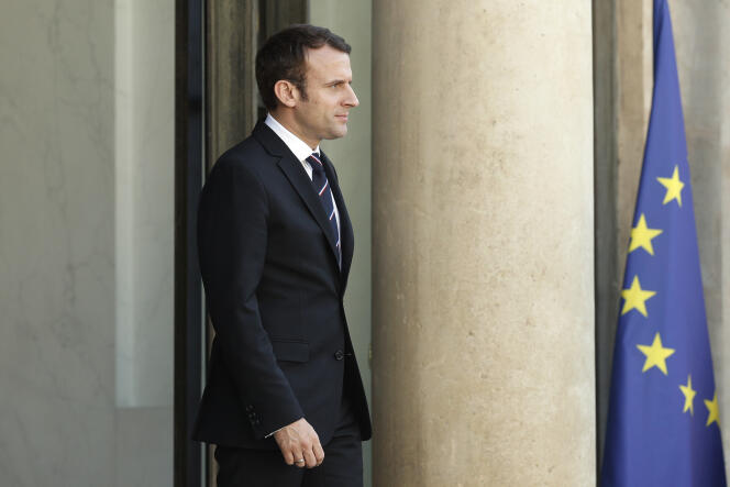 Emmanuel Macron, mardi 16 mai, à l’Elysée .