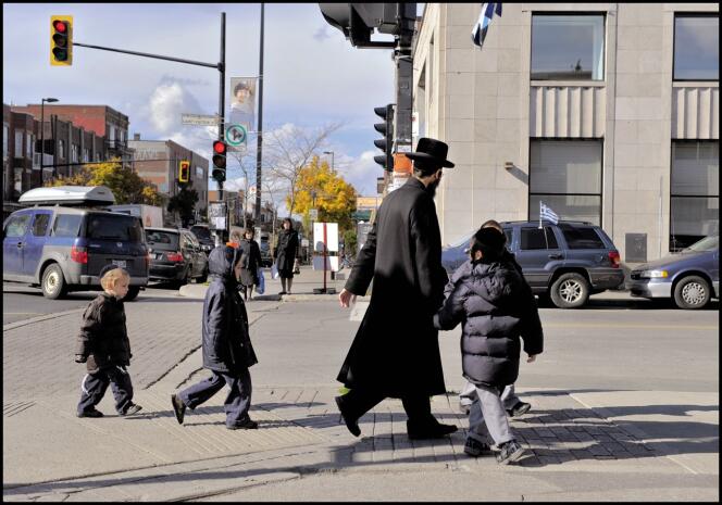 Les membres de la communauté ultraorthodoxe Tash, au Québec, ne parlent ni français ni anglais, uniquement le yiddish.