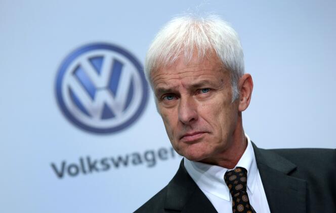 Matthias Müller, le patron de Volkswagen, en novembre 2016.