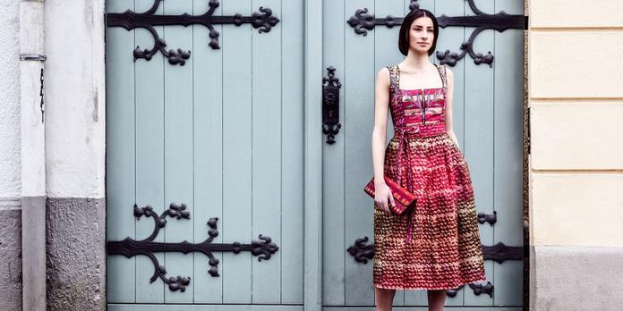 robe longue style paysanne