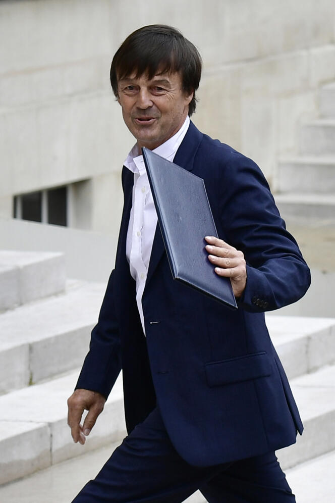Nicolas Hulot, le ministre de la transition écologique et solidaire, à Paris, le 18 mai.