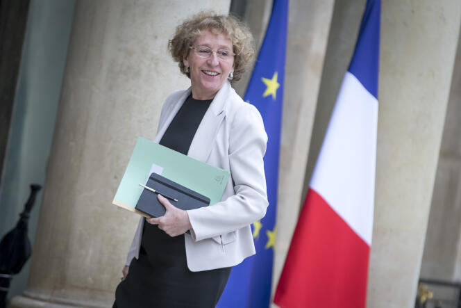 La ministre du travail Muriel Pénicaud, à l’Elysée le 18 mai.
