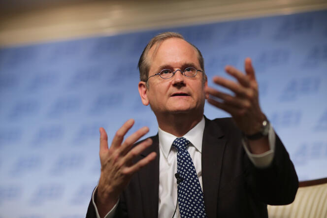 Lawrence Lessig en novembre 2015 à Washington.