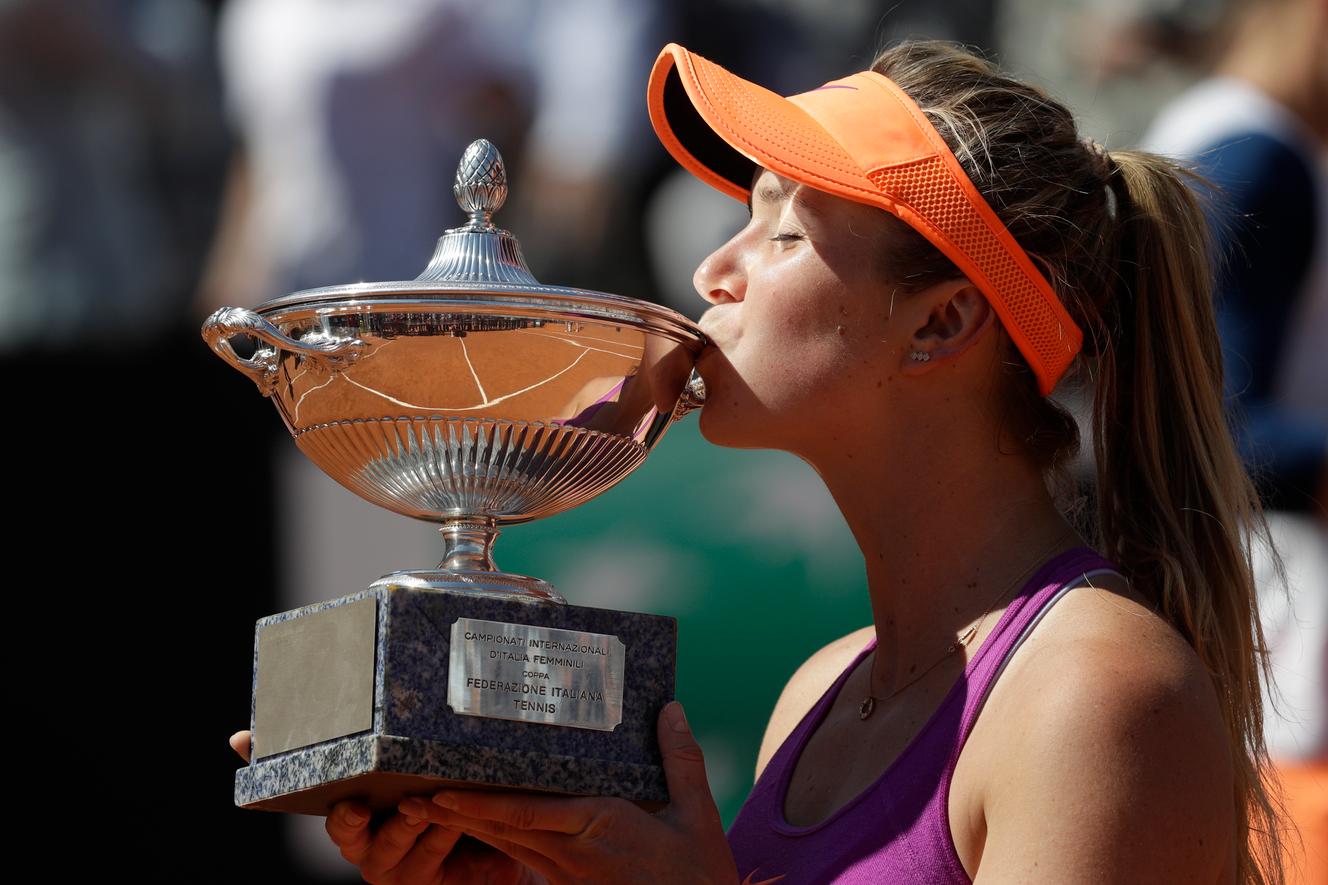 Tennis vainqueur à Rome, numéro 1 cette saison, Svitolina s’annonce