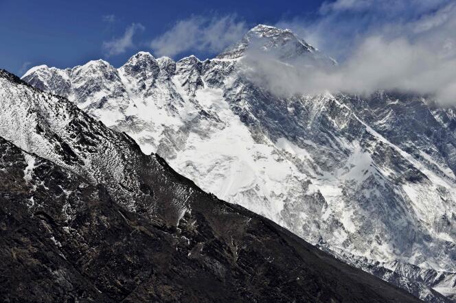 L’Everest, en avril 2015.