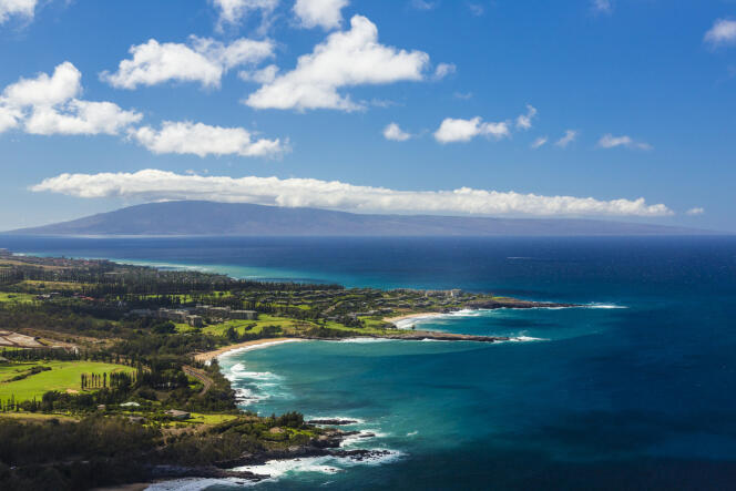 La côte de Kapalua sur l’île de Maui, dans l’Etat d’Hawaï.