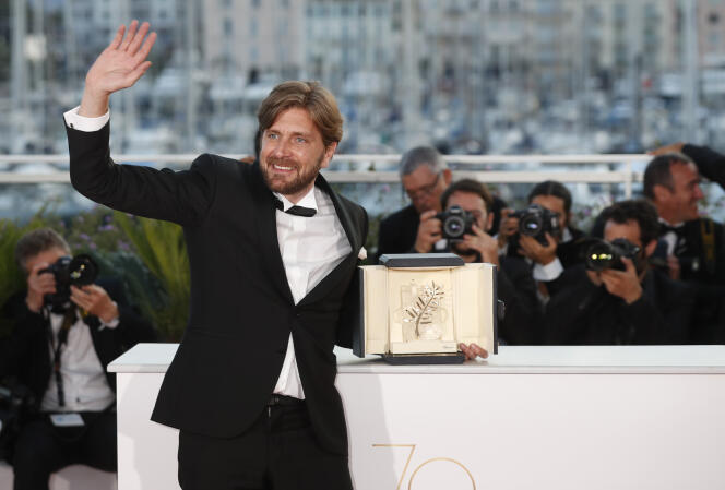 Le film « The Square » du réalisateur suédois Ruben Östlund a remporté la Palme d’or au Festival de Cannes, le 28 mai.