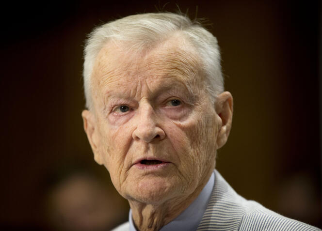 Zbigniew Brzezinski, en juillet 2014 à Washington.