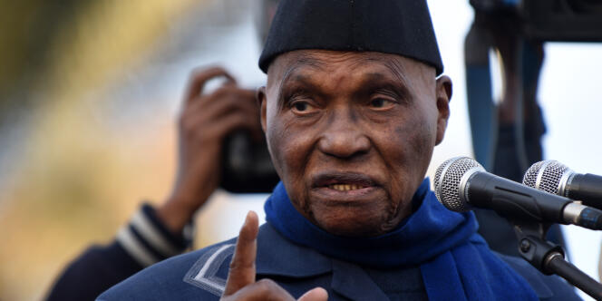 L’ancien président sénégalais Abdoulaye Wade en 2015 à Dakar.