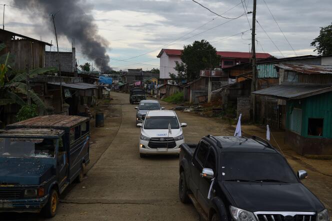 A Marawi, dans le sud des Philippines, théâtre d’affrontements armés entre militaires et rebelles djihadistes depuis le 23 mai 2017.