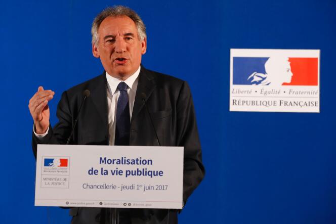 François Bayrou, à Paris, le 1er juin.