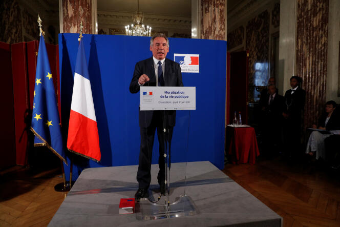 François Bayrou, à Paris, le 1er juin.