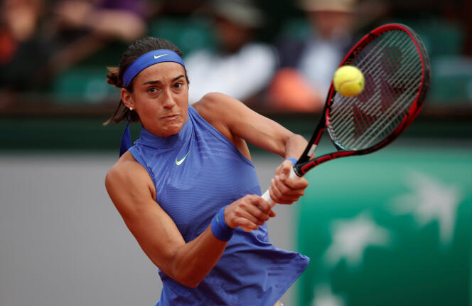 Caroline Garcia, le 5 juin à Roland-Garros.