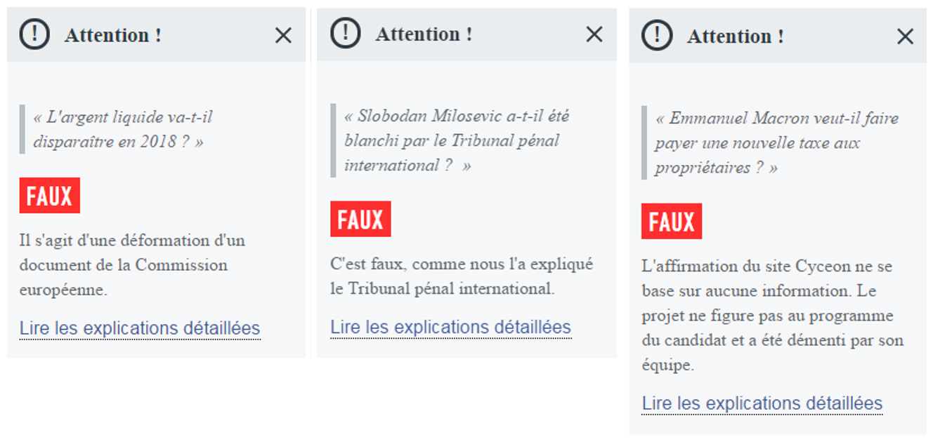 Quels Articles Relaient Des Informations Vérifiées