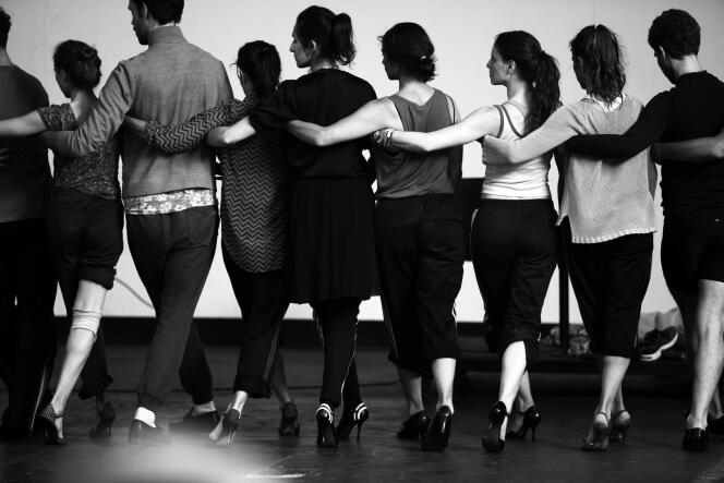 Répétition de El Baile de Mathilde Monier et Alan Pauls à Buenos Aires, en mai 2017.