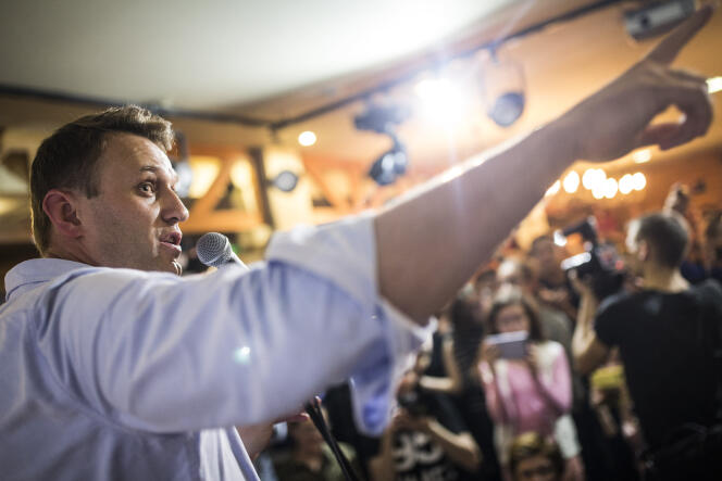 L’opposant russe Alexeï Navalny, à Perm (Russie) le 9 juin.