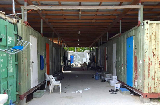 Le centre de rétention de l’île Manus, en Papouasie-Nouvelle-Guinée, le 11 février 2017.